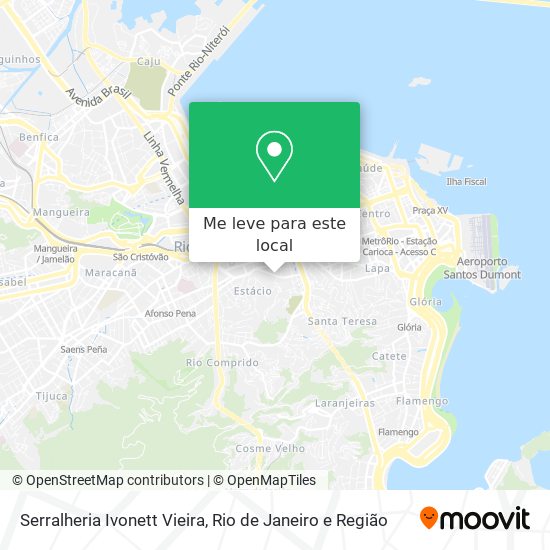 Serralheria Ivonett Vieira mapa