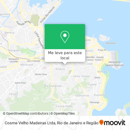 Cosme Velho Madeiras Ltda mapa