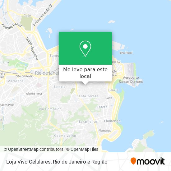 Loja Vivo Celulares mapa