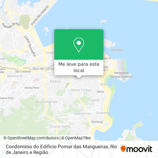 Condomínio do Edifício Pomar das Mangueiras mapa