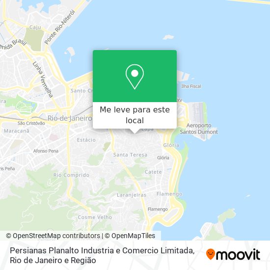 Persianas Planalto Industria e Comercio Limitada mapa