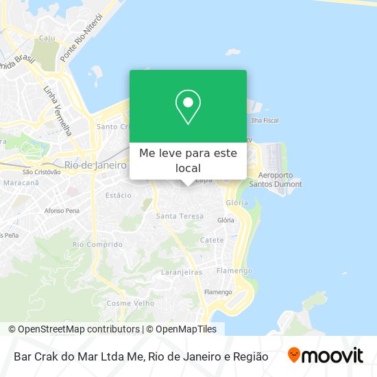 Bar Crak do Mar Ltda Me mapa