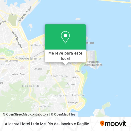 Alicante Hotel Ltda Me mapa