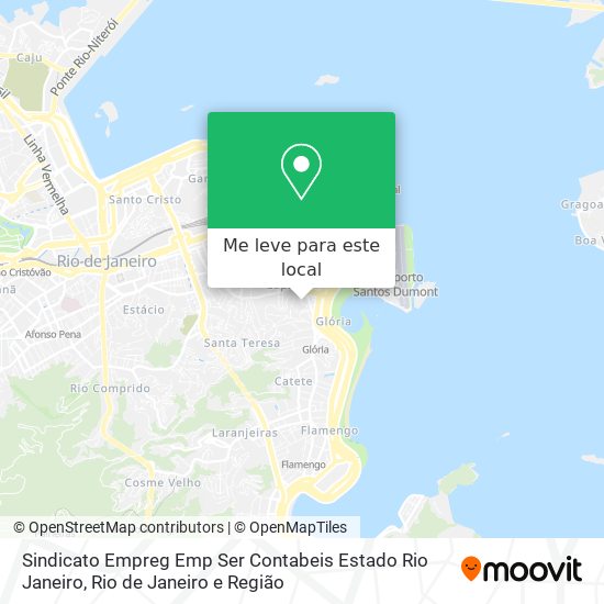 Sindicato Empreg Emp Ser Contabeis Estado Rio Janeiro mapa