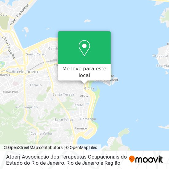 Atoerj-Associação dos Terapeutas Ocupacionais do Estado do Rio de Janeiro mapa