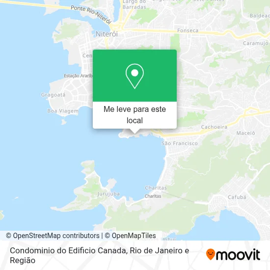 Condominio do Edificio Canada mapa