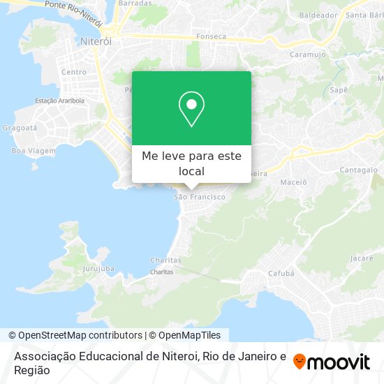 Associação Educacional de Niteroi mapa