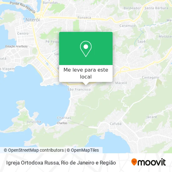 Igreja Ortodoxa Russa mapa