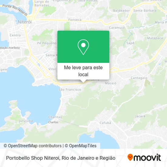 Portobello Shop Niteroi mapa