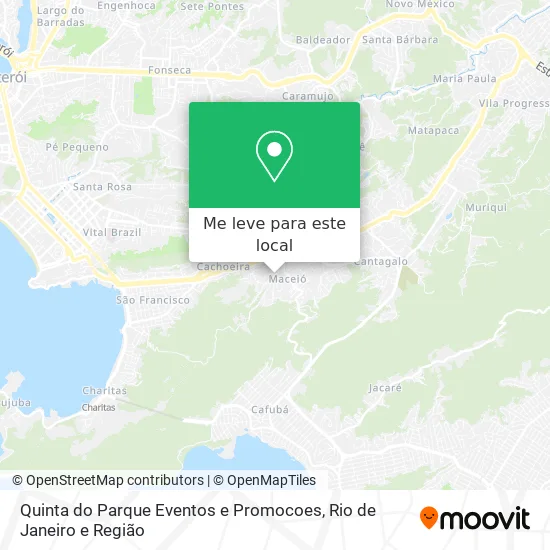 Quinta do Parque Eventos e Promocoes mapa