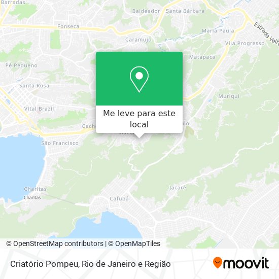 Criatório Pompeu mapa