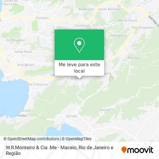W.R.Monteiro & Cia .Me - Maceio mapa