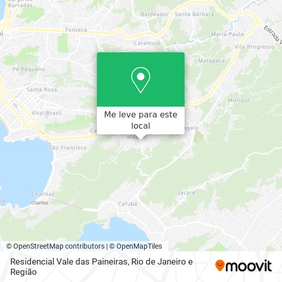 Residencial Vale das Paineiras mapa