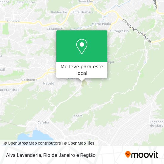 Alva Lavanderia mapa