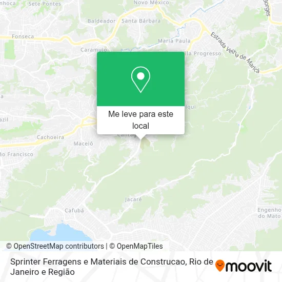 Sprinter Ferragens e Materiais de Construcao mapa