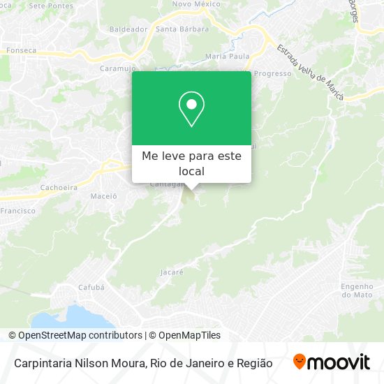 Carpintaria Nilson Moura mapa