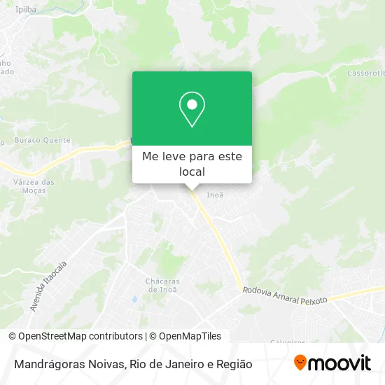 Mandrágoras Noivas mapa