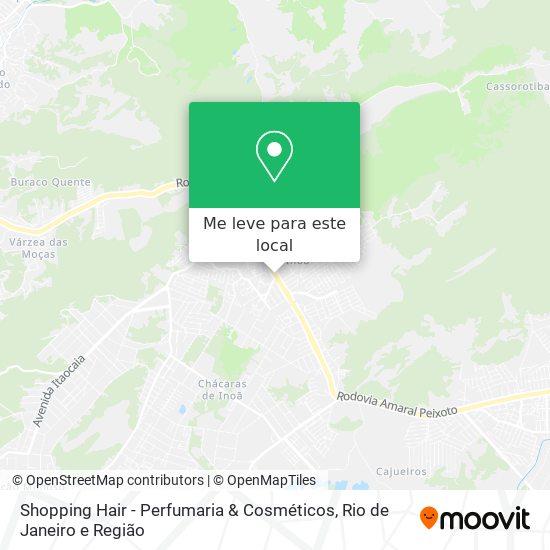 Shopping Hair - Perfumaria & Cosméticos mapa