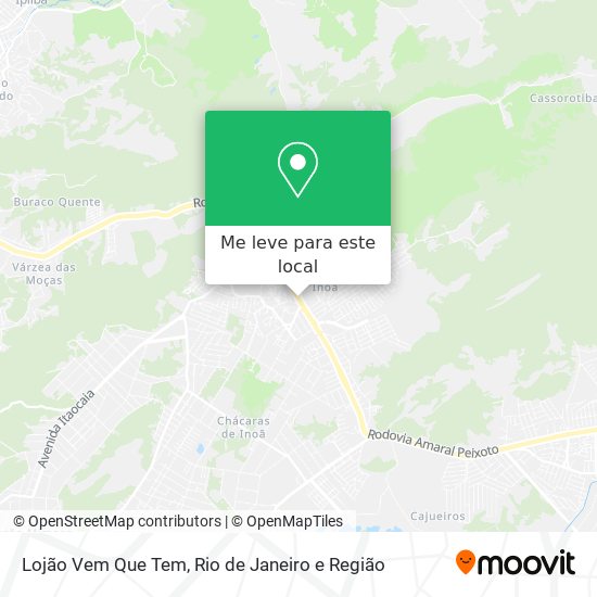 Lojão Vem Que Tem mapa