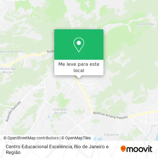 Centro Educacional Excelência mapa