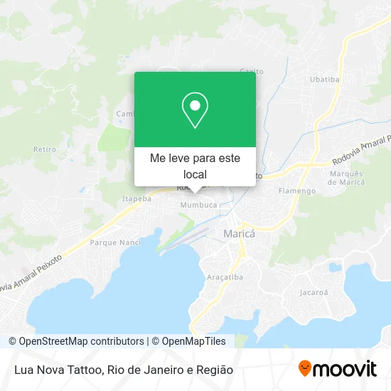 Lua Nova Tattoo mapa