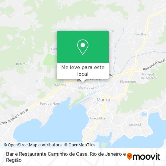 Bar e Restaurante Caminho de Casa mapa