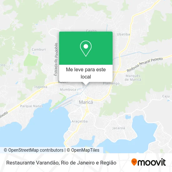 Restaurante Varandão mapa