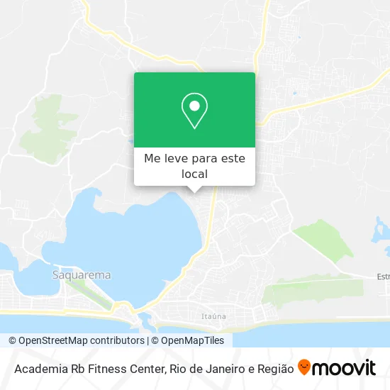 Academia Rb Fitness Center mapa