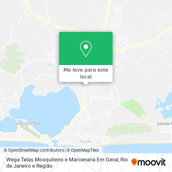 Wega Telas Mosquiteiro e Marcenaria Em Geral mapa