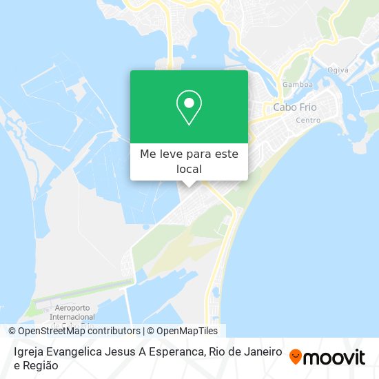 Igreja Evangelica Jesus A Esperanca mapa