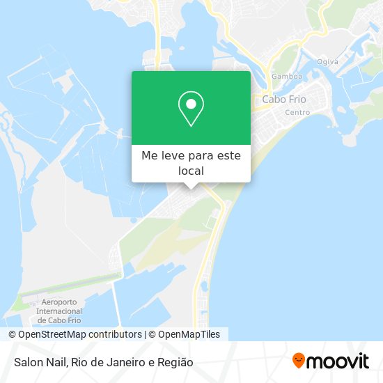 Salon Nail mapa
