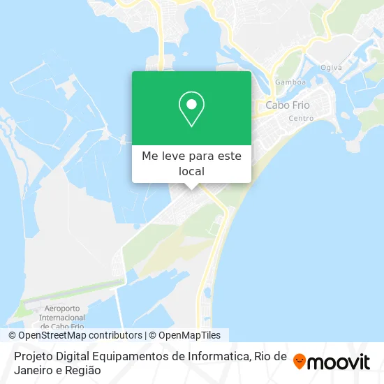 Projeto Digital Equipamentos de Informatica mapa