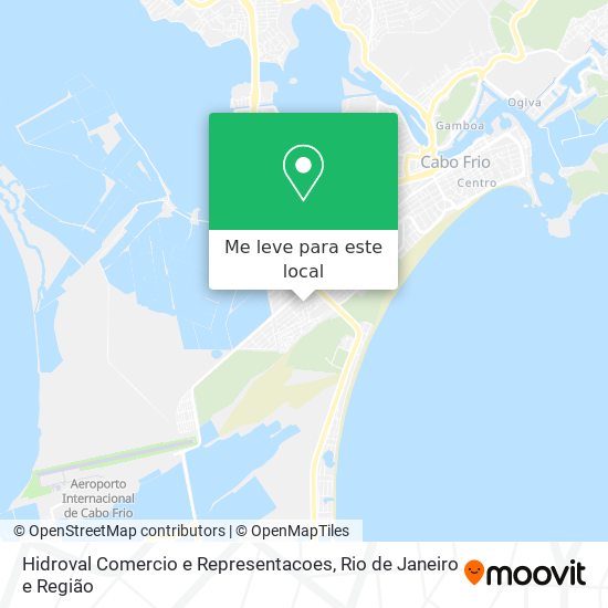 Hidroval Comercio e Representacoes mapa