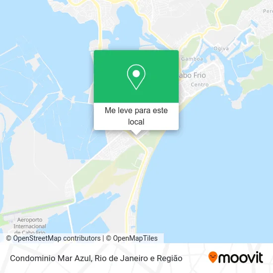 Condominio Mar Azul mapa