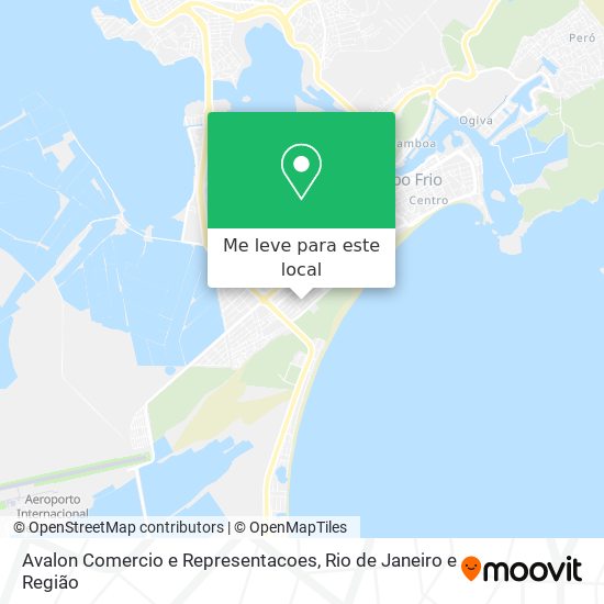 Avalon Comercio e Representacoes mapa