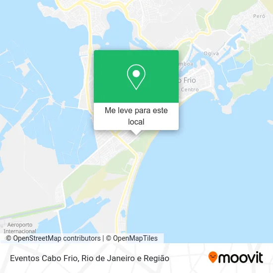 Eventos Cabo Frio mapa