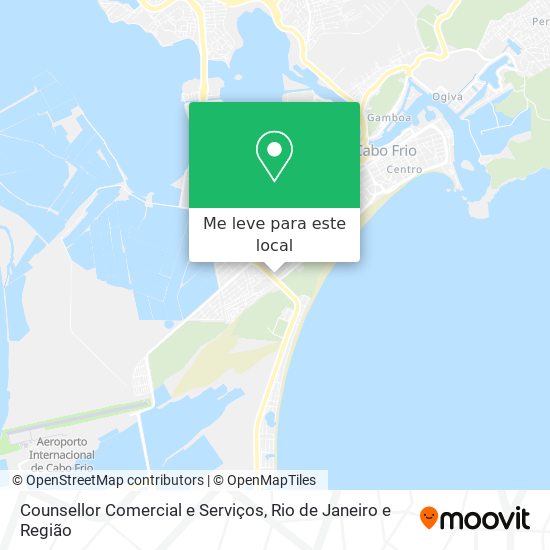 Counsellor Comercial e Serviços mapa