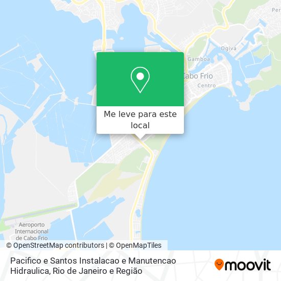 Pacifico e Santos Instalacao e Manutencao Hidraulica mapa
