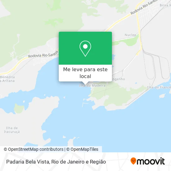 Padaria Bela Vista mapa