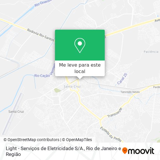Light - Serviços de Eletricidade S / A. mapa