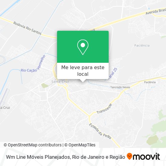 Wm Line Móveis Planejados mapa