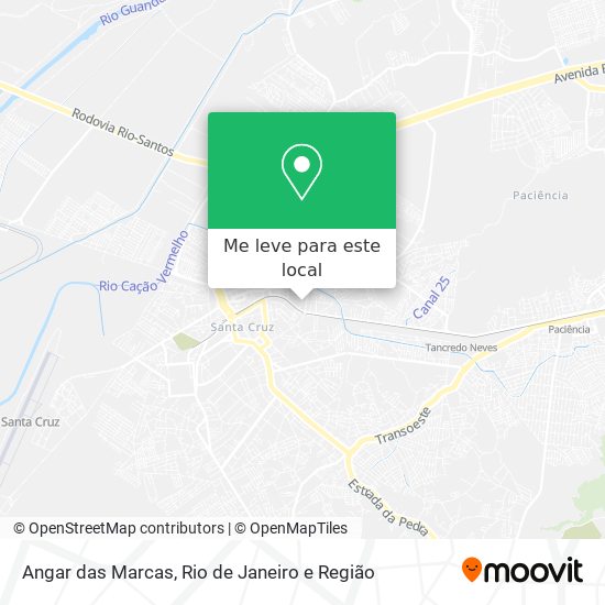 Angar das Marcas mapa