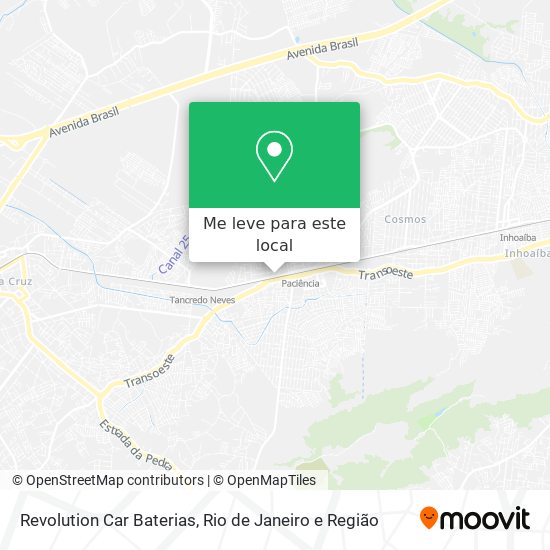 Revolution Car Baterias mapa