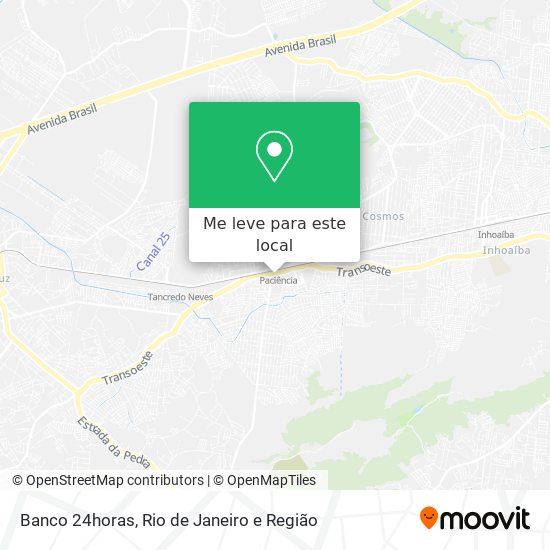 Banco 24horas mapa