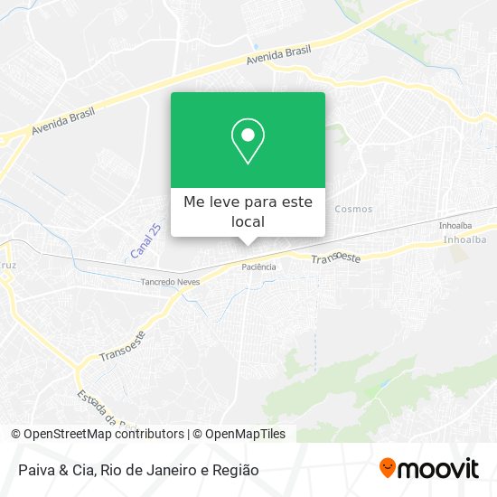 Paiva & Cia mapa