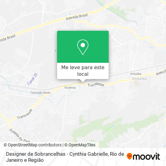 Designer de Sobrancelhas - Cynthia Gabrielle mapa