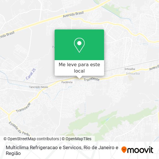 Multiclima Refrigeracao e Servicos mapa