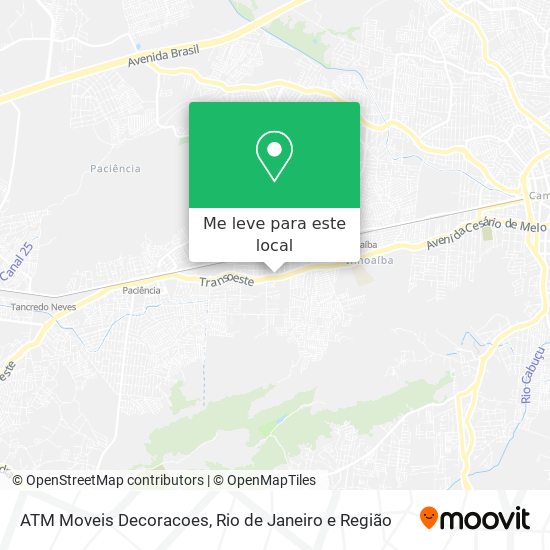 ATM Moveis Decoracoes mapa
