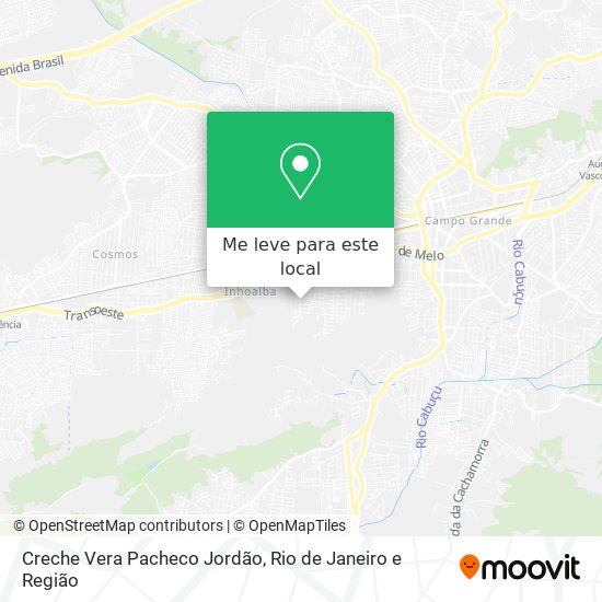 Creche Vera Pacheco Jordão mapa