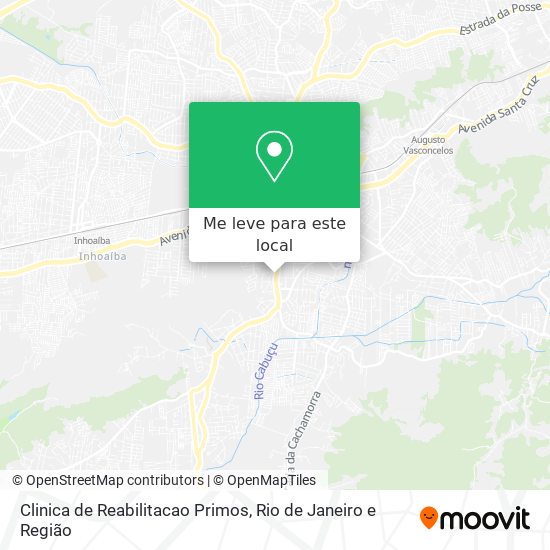 Clinica de Reabilitacao Primos mapa